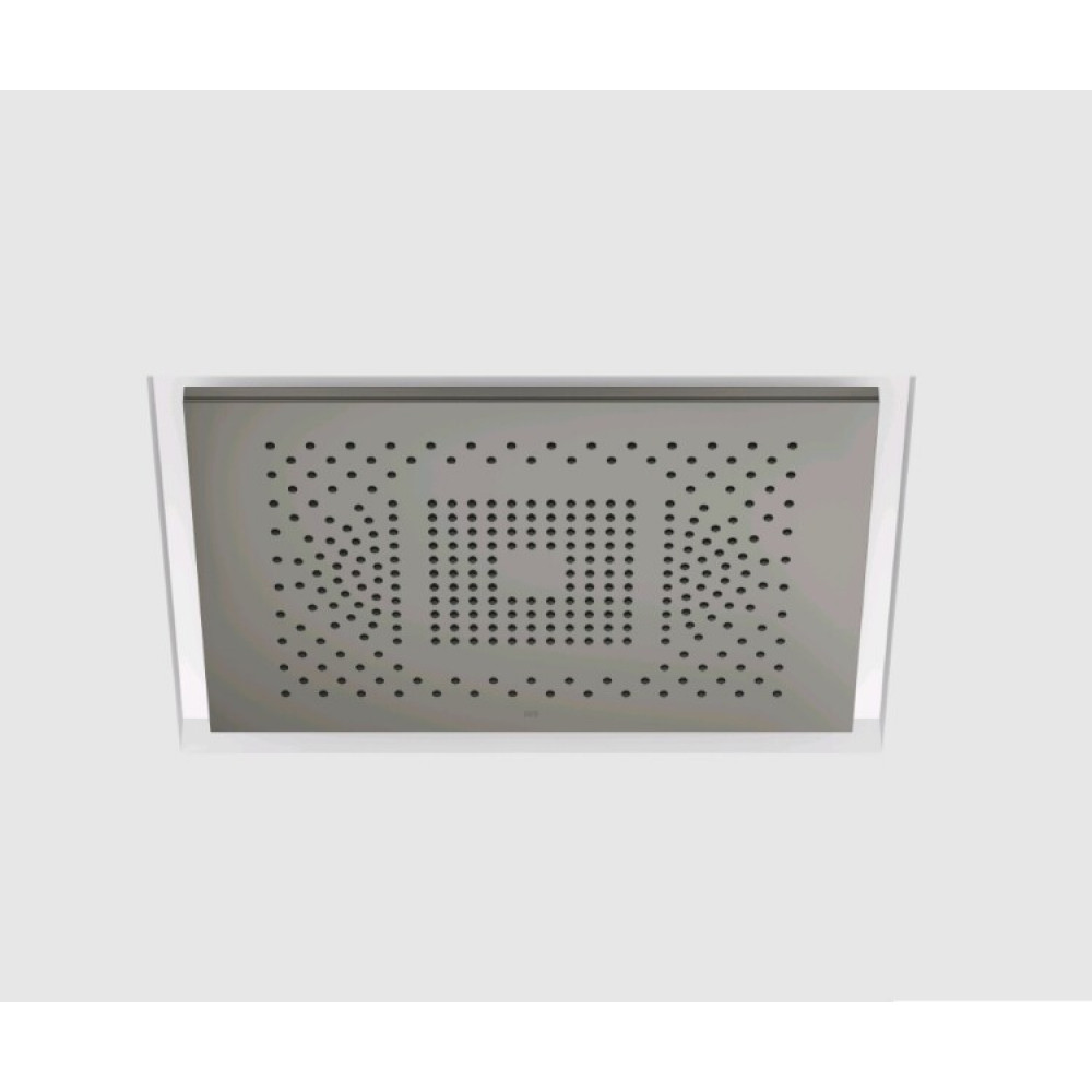 Верхний душ, Dornbracht, 600*420, цвет-платина темная сатинированная (Dark Platinum Satin)