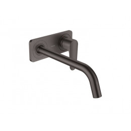 Смеситель для раковины, Hansgrohe, Axor Citterio M, цвет-шлифованный черный хром