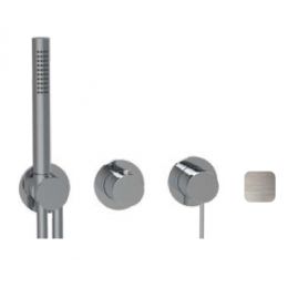 Смеситель для душа, Almar, 316 Stainless Steel, на 2/3 потребителя, цвет-Brushed Nickel (Товар заказной, возврату не подлежит)