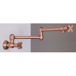 Смеситель для кухни, Nicolazzi, Monte Croce, с запорным краном, цвет-медь (Copper Plated)