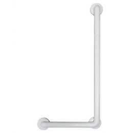 Поручень, Nofer, угловой, шв 700*1200, цвет-белый