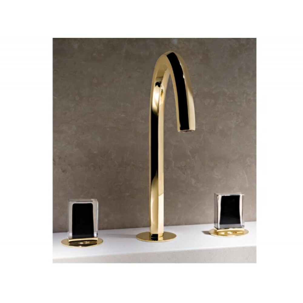 Ручка для смесителя, Fantini, Venezia, цвет-золото плюс черный