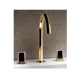 Ручка для смесителя, Fantini, Venezia, цвет-золото плюс черный