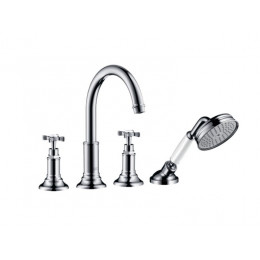 Смеситель для ванны и душа, Hansgrohe, Axor Montreux, цвет-полированное золото