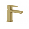 Смеситель для раковины, Kludi, Renon, цвет-золото брашированное