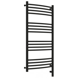 Полотенцесушитель, Сунержа, Богема 3.0, выгнутая, шгв 532*103*1124, нижнее справа, МЭМ, цвет-черный матовый