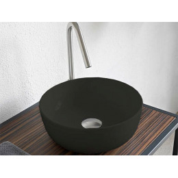 Раковина, Scarabeo, Glam, шгв 330*330*125, отверстия для смесителя-отсутствуют, BIOKER, цвет-Lava