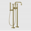 Смеситель для ванны и душа, Gessi, Inciso, цвет-Brushed Brass PVD