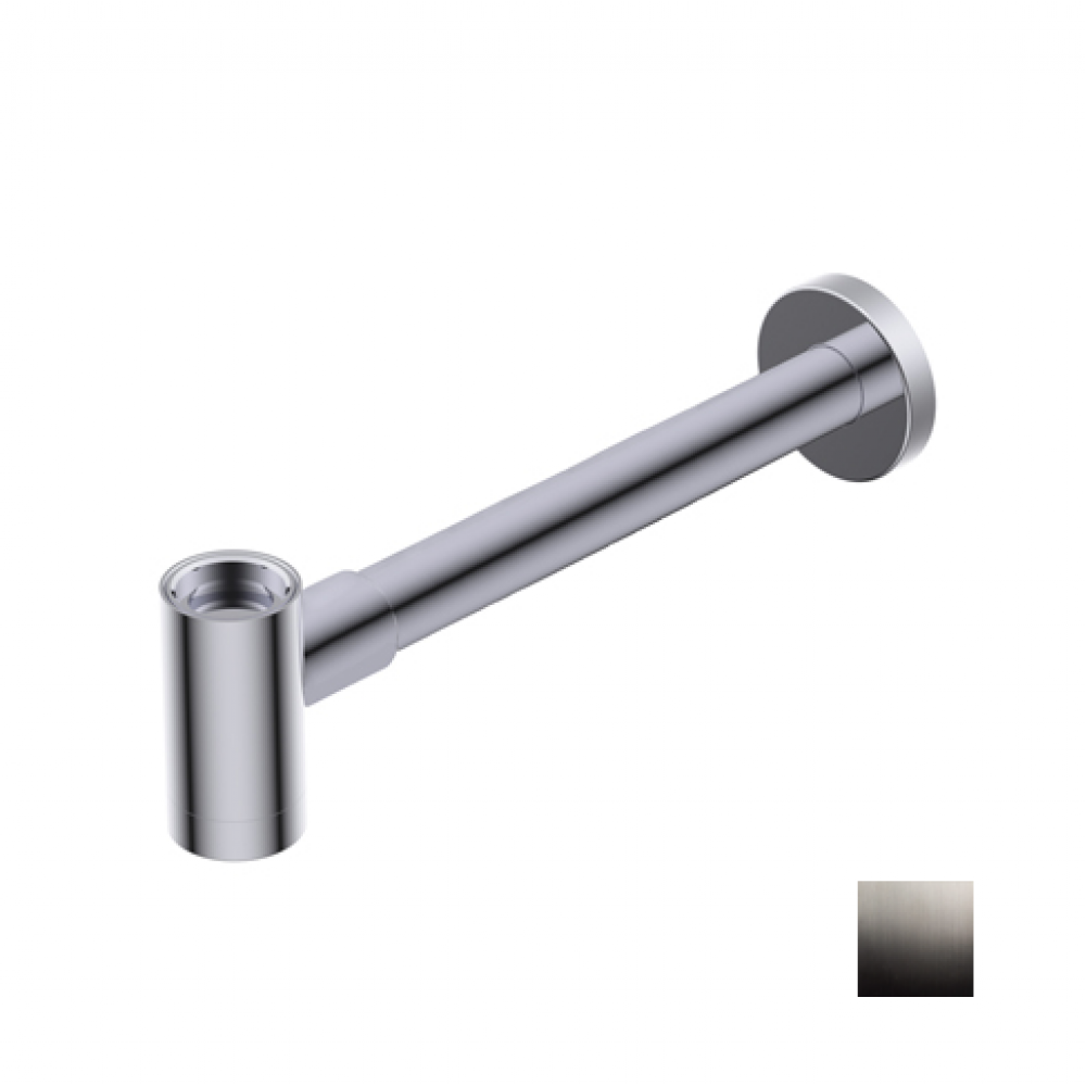 Сифон, Ritmonio, 1 1/4", цвет-Brushed Black Chrome
