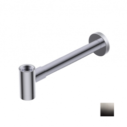 Сифон, Ritmonio, 1 1/4", цвет-Brushed Black Chrome