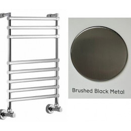 Полотенцесушитель, Margaroli, Sole, шгв 500*135*755.5, цвет-Brushed Black Metal PVD