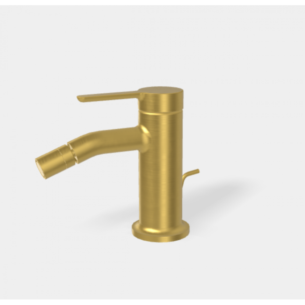 Смеситель для биде, Fima Carlo Frattini, Snap, цвет-золото брашированное