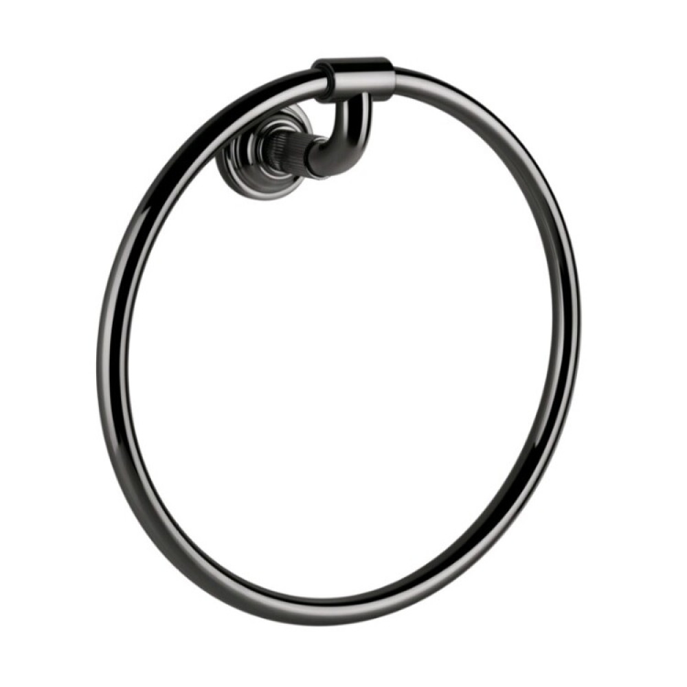 Полотенцедержатель, Gessi, VENTI20, шгв 222*86*224, цвет-Black Metal PVD