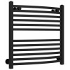 Полотенцесушитель, Сунержа, Аркус, шгв 650*116*607, диагональное/нижнее/вертикальное, цвет-черный матовый