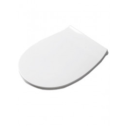 Сиденье для унитаза, Artceram, Step, цвет-белый/хром (ПРОДАЕТСЯ ТОЛЬКО В КОМПЛЕКТЕ С ОСНОВНЫМ ИЗДЕЛИЕМ)