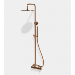 Душевая стойка, Fima Carlo Frattini, Shower column, цвет-янтарная бронза
