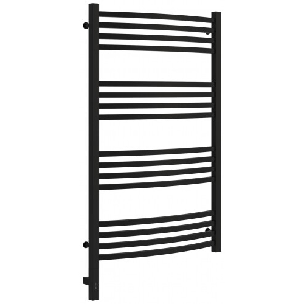 Полотенцесушитель, Сунержа, Аркус 3.0, шгв 630*115*1120, нижнее слева, МЭМ, цвет-черный матовый