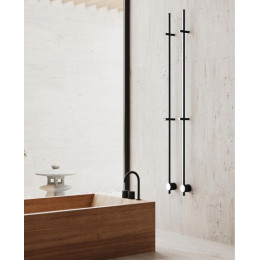 Полотенцесушитель, Broner, Bruno, шгв 60*70*1700, сухой ТЭН, цвет-сталь полированная