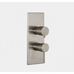 Смеситель для душа, Fima Carlo Frattini, Spillo Steel, на 2/3 потребителя, цвет-нержавеющая сталь