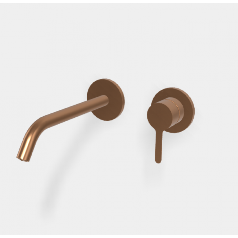 Смеситель для раковины, Fima Carlo Frattini, Snap, цвет-бронза брашированная янтарная