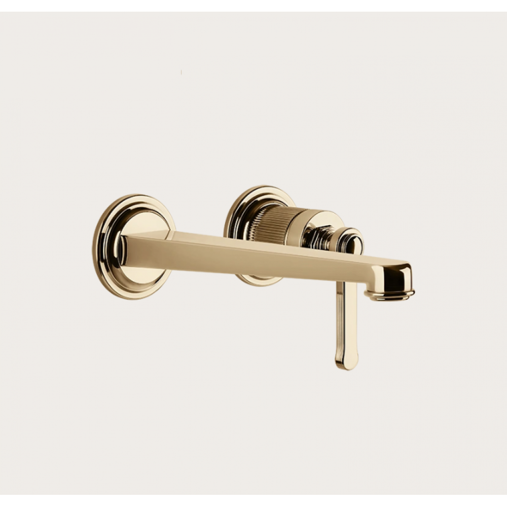 Смеситель для раковины, Gessi, VENTI20, цвет-Warm Bronze PVD