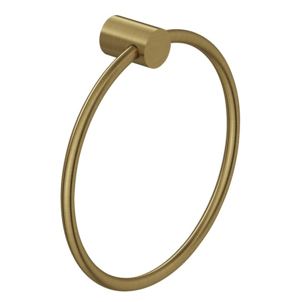 Полотенцедержатель, Kludi, VELA R, шгв 200*43*209, цвет-золото брашированное/шлифованное (Brushed Gold)