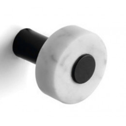 Крючок, Bertocci, Cararino, шгв 50*50*50, цвет-carrara (белый мрамор)/хром