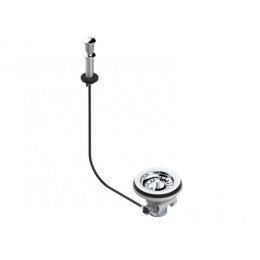 Слив-перелив, THG, для раковины, длина троса, мм-560, цвет-светлое золото