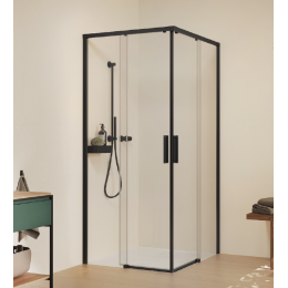 Душевое ограждение, Huppe, Vita, шгв 900*1100*2000, серебристый глянцевый, цвет стекла-прозрачный