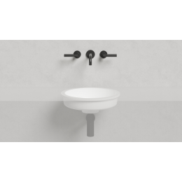 Раковина, Salini, Marea, шгв 420*420*128, отверстия для смесителя-отсутствуют, цвет-RAL 1014