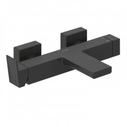 Смеситель для ванны и душа, Kludi, DECUS, цвет-черный матовый (Matt Black, Nero Opaco)