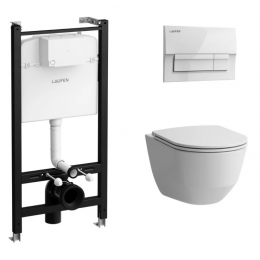 Сиденье для унитаза, Laufen, Pro Universal, шгв 376*443*54, цвет-белый (Товар заказной, возврату не подлежит)