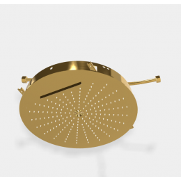Верхний душ, Fima Carlo Frattini, Showerhead, 400*400, цвет-золото