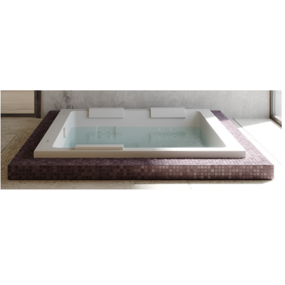 Гидромассажная ванна, Jacuzzi, Sharp Extra, шгв 2000*1500*650, Rainbow + Clean System, цвет-белый матовый