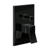 Смеситель для душа, Gessi, Rettangolo K, на 2 потребителя, цвет-Black Metal PVD