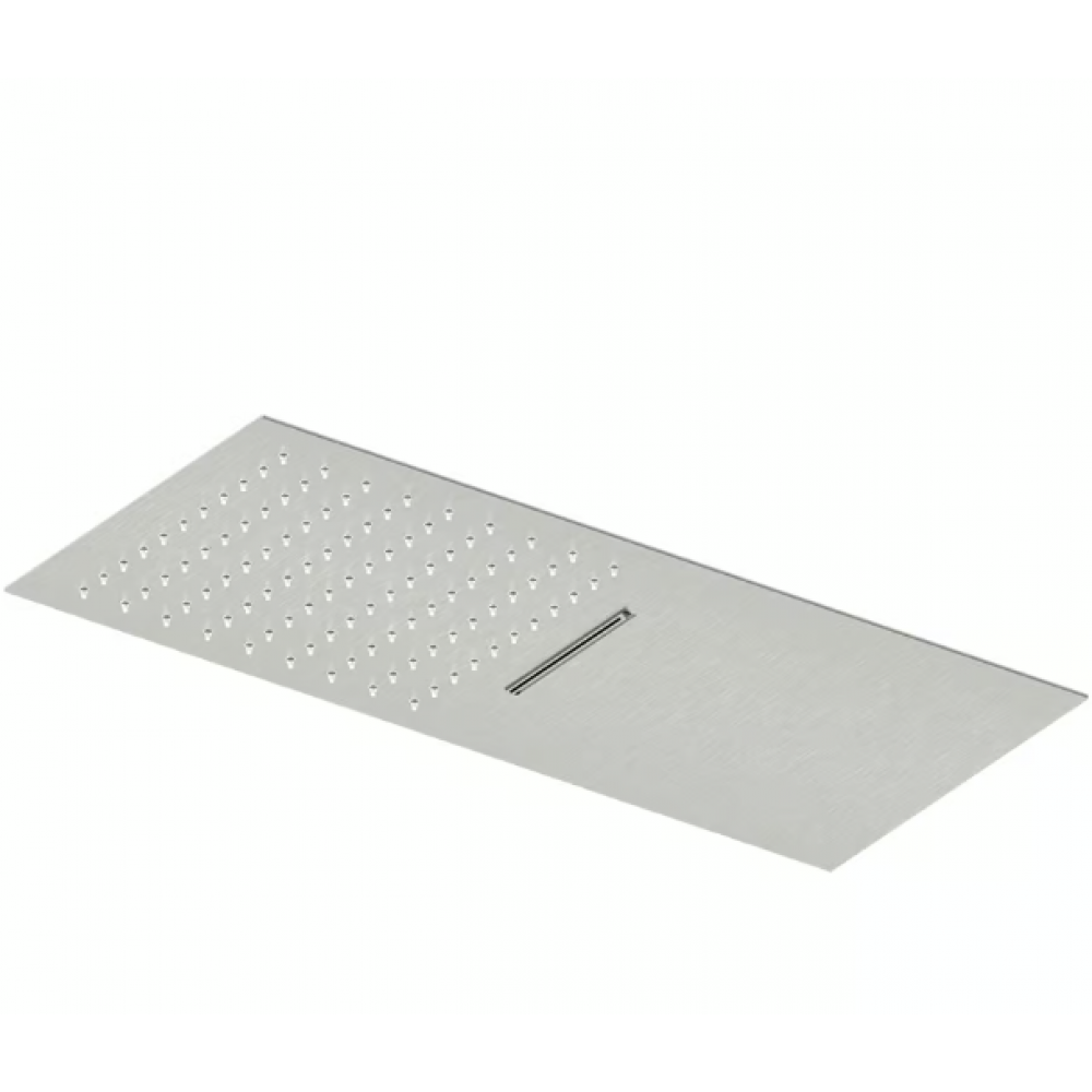 Верхний душ, Quadro design, цвет-сталь брашированная