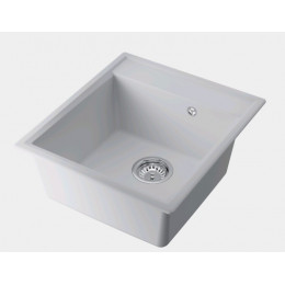 Мойка, Omoikiri, Daisen, шгв 460*510*215, отверстия для смесителя-отсутствуют, цвет-белый