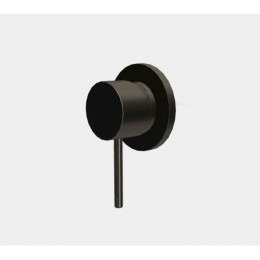 Смеситель для душа, Fima Carlo Frattini, Spillo Up, на 1 потребитель, цвет-хром черный брашированный