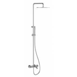 Душевая стойка, Splendy, Relax P, термостатический смеситель с фиксированным изливом, цвет-хром