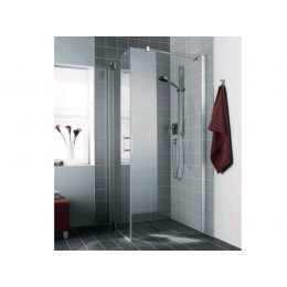 Боковая стенка, Kermi, Filia XP, шв 900*2000, серебристый глянцевый, цвет стекла-прозрачный, KermiCLEAN