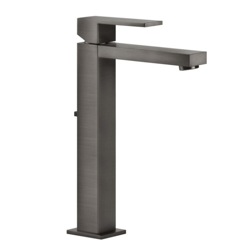 Смеситель для раковины, Gessi, Rettangolo, цвет-Black Metal Brushed PVD