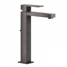 Смеситель для раковины, Gessi, Rettangolo, цвет-Black Metal Brushed PVD