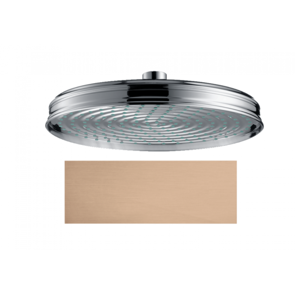 Верхний душ, Axor, Axor Montreux, 240*240, цвет-шлифованное красное золото