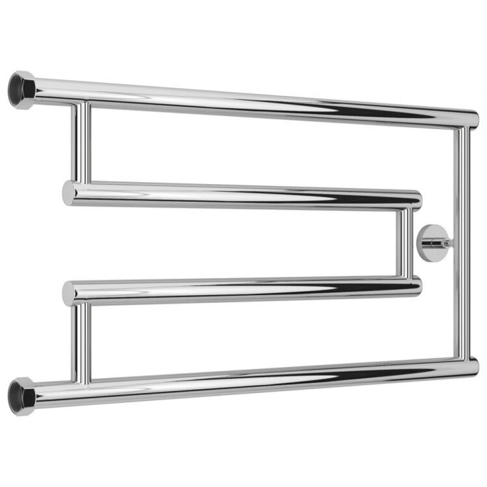 Полотенцесушитель, Сунержа, High-Tech model G+, шгв 660*65-80*348, вертикальное слева/справа, цвет-сталь (без покрытия)