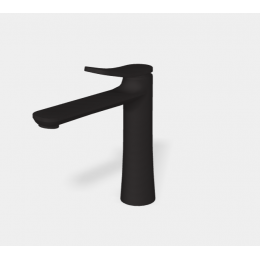 Смеситель для раковины, Fima Carlo Frattini, Flo', цвет-черный матовый