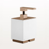 Дозатор для жидкого мыла, Gessi, Rettangolo, шгв 105*118*193, цвет дозатора-Copper PVD/белый