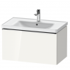 Тумба под раковину, Duravit, D-Neo, шгв 784*440*452, раковина-необходимо заказать, цвет-White High Gloss