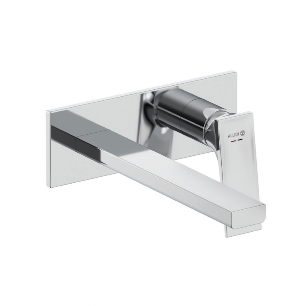 Смеситель для раковины, Kludi, DECUS, цвет-хром