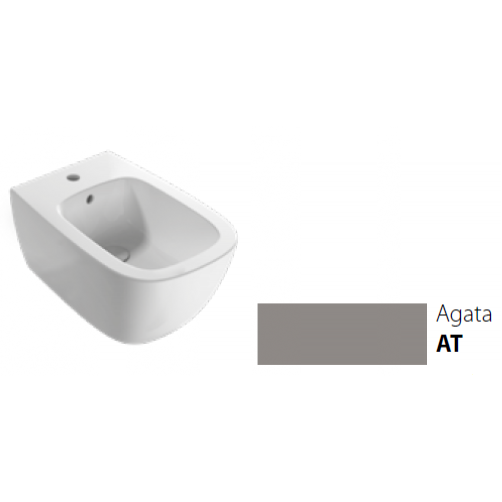 Биде, Globo, GENESIS, подвесной, шгв 360*550*270, цвет-Agata