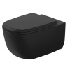 Унитаз, Duravit, Aurena, подвесной, шгв 365*570*360, HygieneGlaze Plus, HygieneFlush, цвет-чёрный матовый